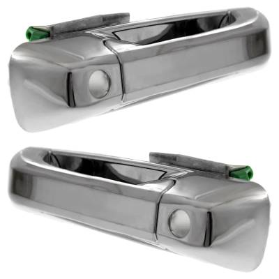 Rareelectrical - Front Driver And Passenger Side Exterior Door Handle Compatible With 2011-2018 Ram 1500 Ram 2500 Ram - Image 2