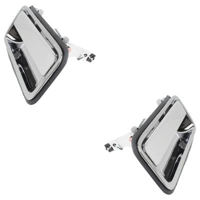 Rareelectrical - Rear Driver And Passenger Side Exterior Door Handle Compatible With 1995-2000 Chevrolet K3500 - Image 2