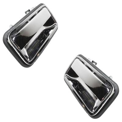 Rareelectrical - Rear Driver And Passenger Side Exterior Door Handle Compatible With 1995-2000 Chevrolet K3500 - Image 3