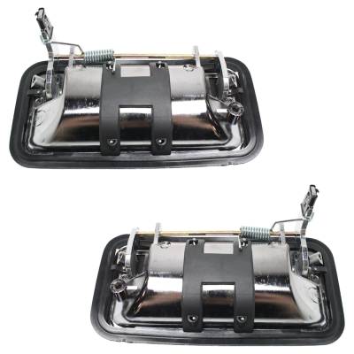 Rareelectrical - Rear Left And Right Exterior Door Handle Compatible With 1995-2000 Chevrolet Tahoe Chevrolet K3500 - Image 4