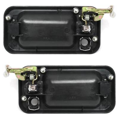 Rareelectrical - Front Driver And Passenger Side Exterior Door Handle Compatible With 2003-2009 Hummer H2 Chrome - Image 5