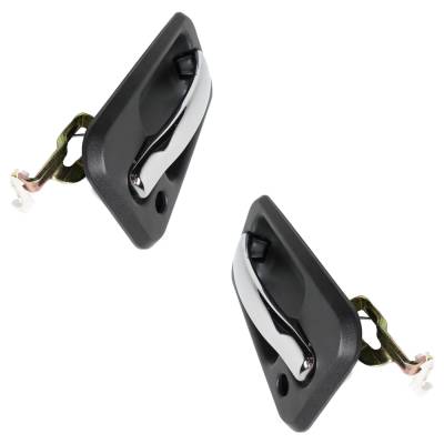 Rareelectrical - Front Driver And Passenger Side Exterior Door Handle Compatible With 2003-2009 Hummer H2 Chrome - Image 3