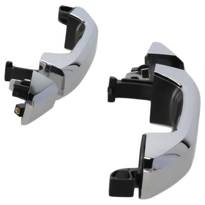 Rareelectrical - Set Of 2 Front Exterior Door Handle Compatible With 2014-2022 Chevrolet Silverado Chrome Without Key - Image 8