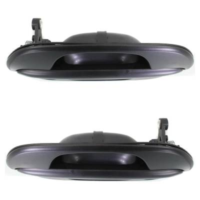 Rareelectrical - Front Left And Right Exterior Door Handle Compatible With 1999-2004 Honda Odyssey Textured Black - Image 4