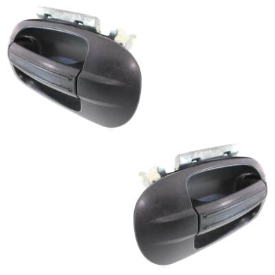 Rareelectrical - Set Of 2 Rear Exterior Door Handle Compatible With 2003-2014 Ford Expedition Lincoln Navigator - Image 2
