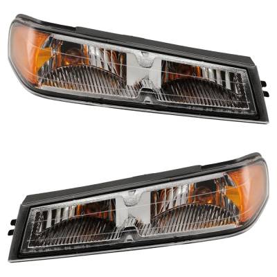 Rareelectrical - New Pair Of Corner Light Compatible With Chevrolet Colorado Z71 Ls 4 Cyl 2.8L Colorado Z85 Ls 4 Cyl - Image 2