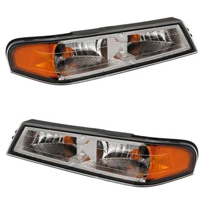 New Pair Of Corner Light Compatible With Chevrolet Colorado Sport Ls 5 Cyl 3.5L Colorado Wt 5 Cyl