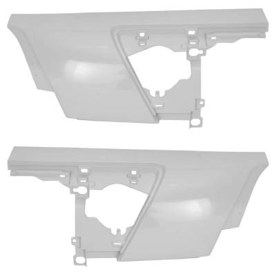 Rareelectrical - New Pair Of Cab Corner Repair Panel Compatible With Isuzu Npr Base 4 Cyl 5.2L Nrr Base 4 Cyl 5.2L - Image 2