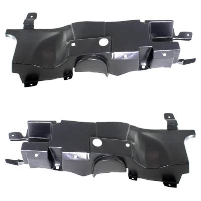 Rareelectrical - Engine Splash Guard Compatible With 2006-2010 Pontiac G6 Left And Right Plastic Guard 15864189 Under - Image 4