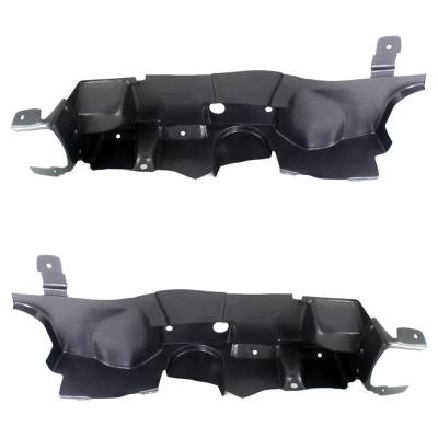 Rareelectrical - Engine Splash Guard Compatible With 2006-2010 Pontiac G6 Left And Right Plastic Guard 15864189 Under - Image 5