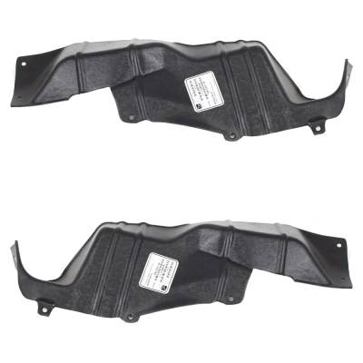Rareelectrical - Engine Splash Guard Compatible With 1995-2001 Chevrolet Metro Left And Right Plastic Guard 30012897 - Image 1