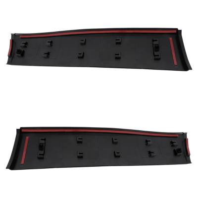 Rareelectrical - New Rear Left And Rear Right Door Molding And Beltlines Compatible With Jeep Cherokee High Altitude - Image 4