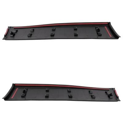 Rareelectrical - New Rear Left And Rear Right Door Molding And Beltlines Compatible With Jeep Cherokee Limited 4 Cyl - Image 5