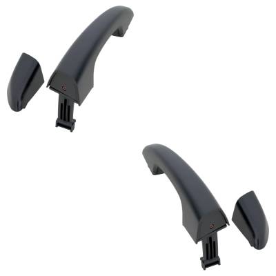 Rareelectrical - New Rear Pair Exterior Door Handle Compatible With 2015-2019 Hyundai Sonata Primed Paintable Without - Image 2