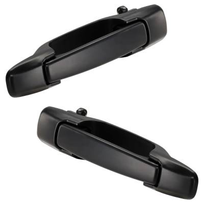 Rear Driver And Passenger Side Exterior Door Handle Compatible With 1998-2002 Subaru Forester Primed