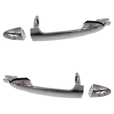Rareelectrical - Front Left Driver And Right Passenger Exterior Door Handle Compatible With 2004-2009 Kia Spectra Kia - Image 4