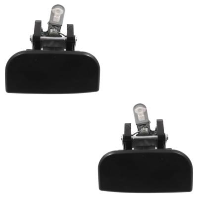 Rareelectrical - Rear Driver And Passenger Side Exterior Door Handle Compatible With 1996-2004 Infiniti Qx4 Nissan - Image 1