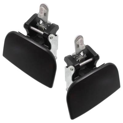 Rareelectrical - Rear Driver And Passenger Side Exterior Door Handle Compatible With 1996-2004 Infiniti Qx4 Nissan - Image 2