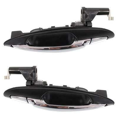 Rareelectrical - Rear Left And Right Exterior Door Handle Compatible With 2001-2006 Hyundai Sonata Kia Optima Kia - Image 4