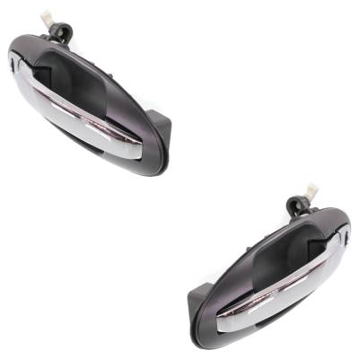 Rareelectrical - Front Left And Right Exterior Door Handle Compatible With 2001-2006 Hyundai Sonata Kia Optima Kia - Image 2