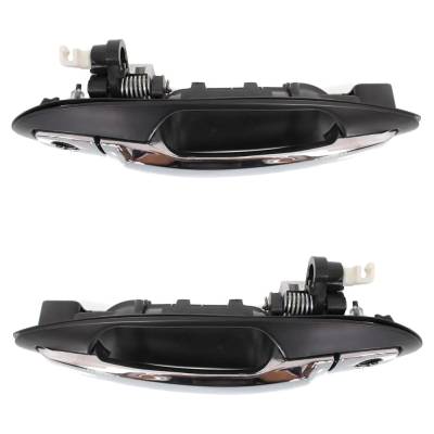 Rareelectrical - Front Left And Right Exterior Door Handle Compatible With 2001-2006 Hyundai Sonata Kia Optima Kia - Image 4
