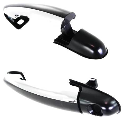Rareelectrical - Front Driver And Passenger Side Exterior Door Handle Compatible With 2004-2009 Kia Amanti Primed - Image 2