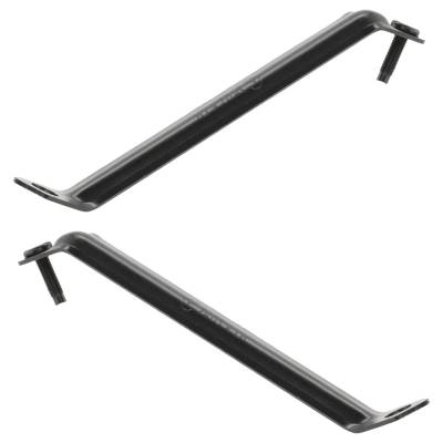 Rareelectrical - New Front Left Lower And Front Right Lower Bumper Bracket Compatible With Nissan Nv1500 S 6 Cyl 4.0L - Image 2