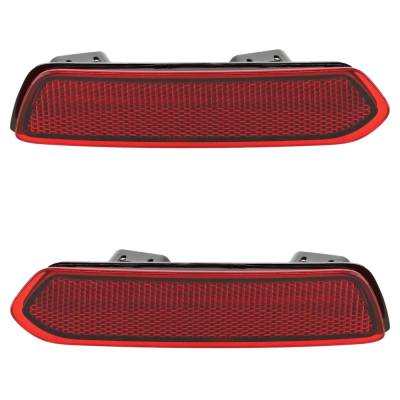 Rareelectrical - New Rear Left And Rear Right Bumper Reflector Compatible With Honda Pilot Trailsport 6 Cyl 3.5L - Image 1
