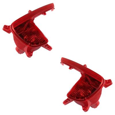 Rareelectrical - New Rear Left And Rear Right Bumper Reflector Compatible With Kia Rio Ex 4 Cyl 1.6L Rio Lx 4 Cyl - Image 2