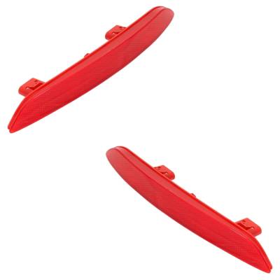 Rareelectrical - New Rear Left And Rear Right Bumper Reflector Compatible With Honda Civic Sport 4 Cyl 2.0L Civic - Image 3