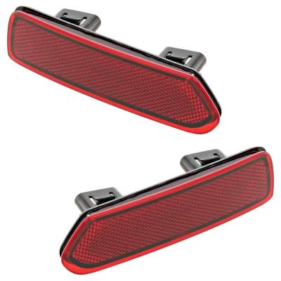 Rareelectrical - New Rear Left And Rear Right Bumper Reflector Compatible With Honda Pilot Black Edition 6 Cyl 3.5L - Image 2