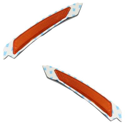 Rareelectrical - New Front Left And Front Right Bumper Reflector Compatible With Bmw 325Xi Base 6 Cyl 3.0L 323I Base - Image 2