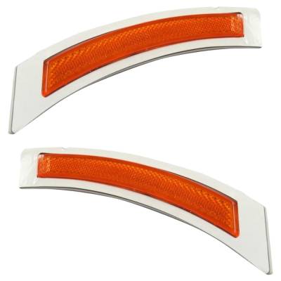 Rareelectrical - New Front Left And Front Right Bumper Reflector Compatible With Bmw 528Xi Base 535Xi Base 2006-2010 - Image 2