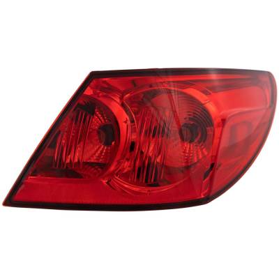 Rareelectrical - New Tail Light Compatible With 2009-2010 Chrysler Sebring 2.4L 2.7L I4 Edz/Ed3 Eer Right Passenger - Image 2