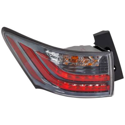 Tail Light Compatible With 2014-2017 Lexus Ct200h 1.8L I4 Left Driver Side Halogen Rl73010038a 134Hp