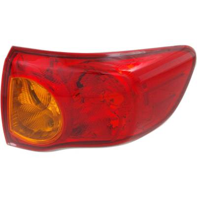 Tail Light Compatible With 2009-2010 Toyota Corolla 1.8L I4 Right Passenger Side Halogen Rept730375