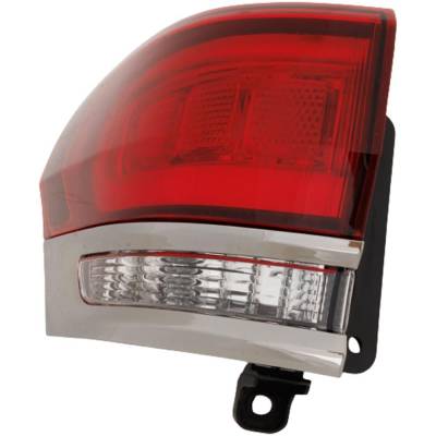 Rareelectrical - Tail Light Compatible With 2014-2022 Jeep Grand Cherokee 3.6L 5.7L V6 Left Driver Side Halogen - Image 1