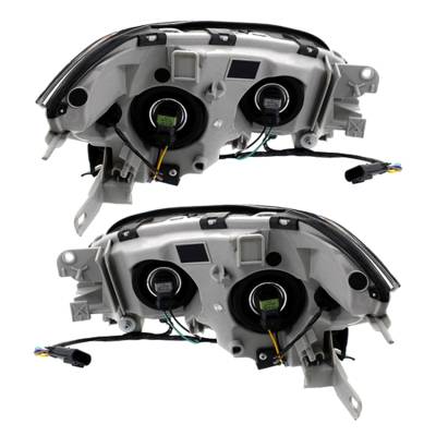 Rareelectrical - New Pair Of Halogen Headlight Compatible With Chevrolet Malibu Ls Sedan 2008-2012 By Part Number - Image 2