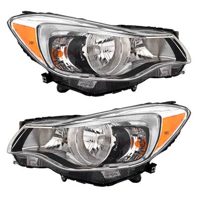 New Headlights Compatible With Subaru Crosstrek Base Premium Sport Utility 2016 2017 By Part Number