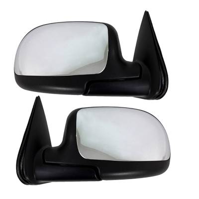 Rareelectrical - New Pair Of Door Mirrors Fits Gmc Sierra 1500 2500 1999-2000 Gm1320174 15172247 - Image 2