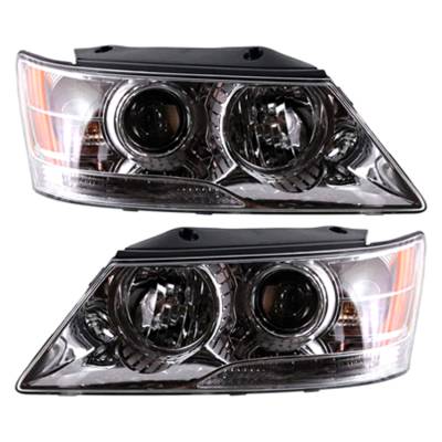 New Pair Of Headlight Compatible With Hyundai Sonata Gls Sedan 2009-2010 By Part Number 92102-0A500