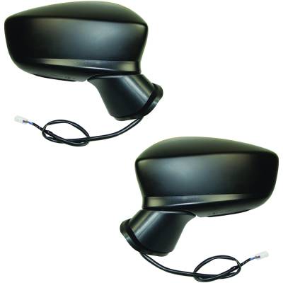 Rareelectrical - New Left Driver & Right Passenger Side Door Mirror Compatible With 2014-2016 Mazda 3 Power - Image 1