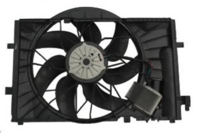 New Dual Fan Assembly Compatible With Mercedes-Benz C32 Amg C320 C350 203-500-16-93 Mb3000102