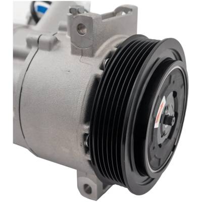 Rareelectrical - New 6-Groove Pulley A/C Compressor Compatible With Dodge Jeep Compass Altitude 4 Cyl 2.4L Compass - Image 7