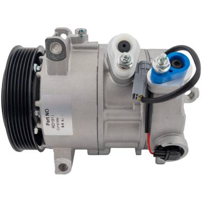 Rareelectrical - New 6-Groove Pulley A/C Compressor Compatible With Dodge Jeep Patriot Latitude 4 Cyl 2.4L Caliber - Image 5