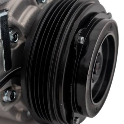 Rareelectrical - 4-Groove Pulley A/C Compressor Compatible With Cadillac Chevrolet Gmc Escalade Esv Luxury 8 Cyl 6.2L - Image 5