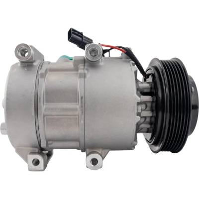 New 6-Groove Pulley A/C Compressor Compatible With Hyundai Kia Sportage Ex Luxury 4 Cyl 2.4L