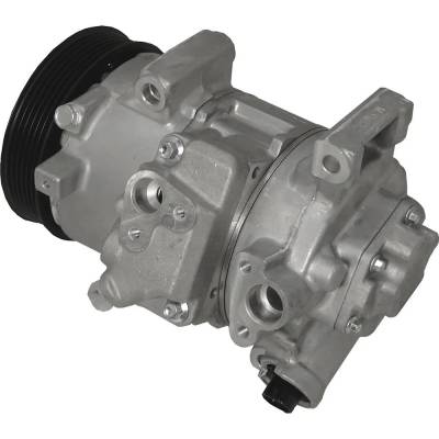 New 6-Groove Pulley A/C Compressor Compatible With Pontiac Scion Toyota Vibe Base 4 Cyl 1.8L Corolla