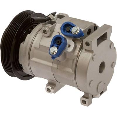 New 6-Groove Pulley A/C Compressor Compatible With Acura Honda Odyssey Ex-L 6 Cyl 3.5L Pilot Ex 6