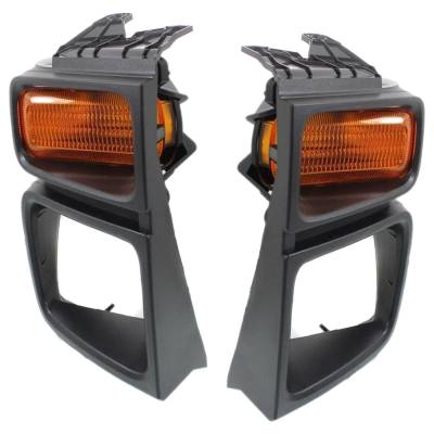 Rareelectrical - New Pair Of Parking Light Compatible With Ford E-350 Super Duty Base 8 Cyl 5.4L E-450 Super Duty - Image 2